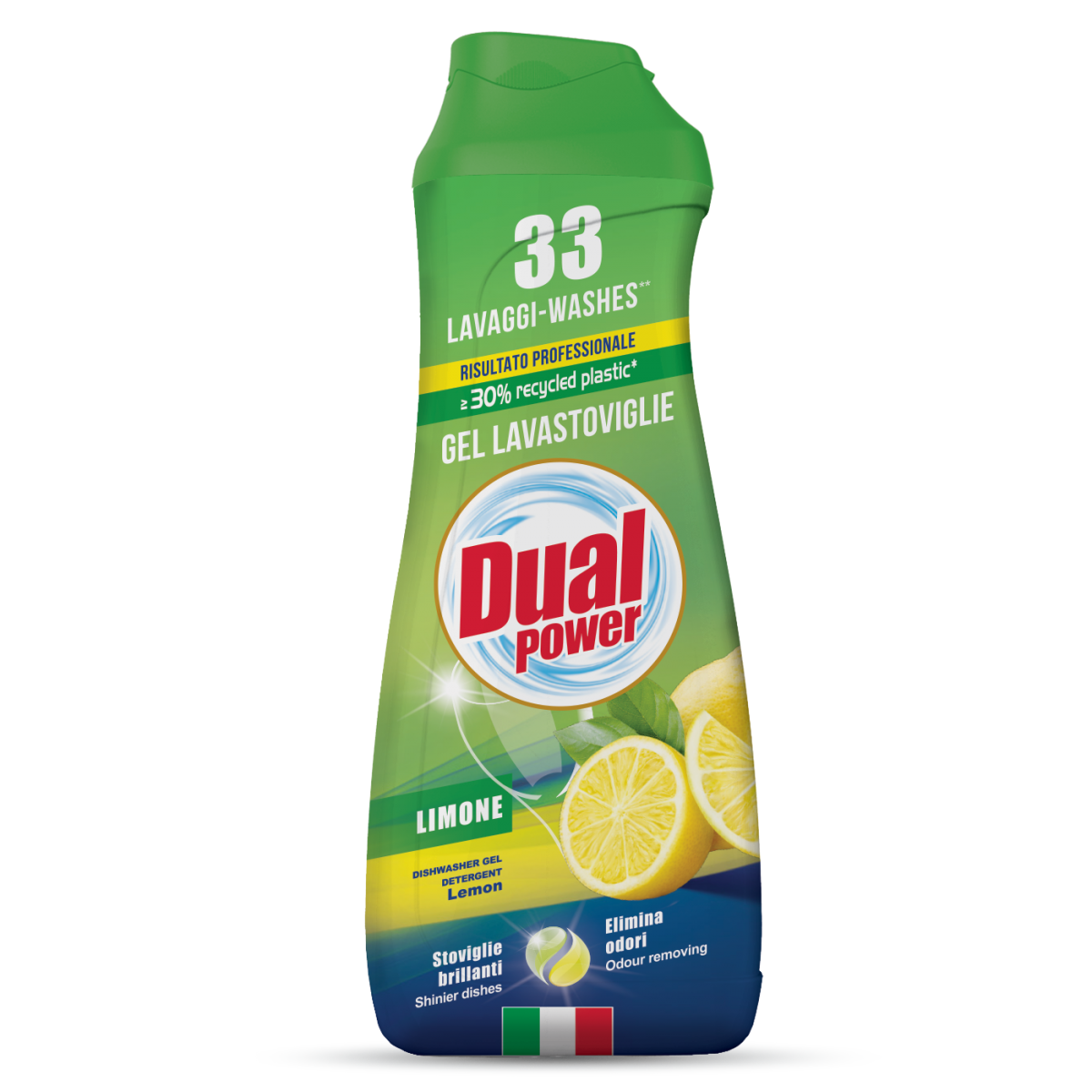 DUAL POWER LAVASTOVIGLIE GEL 33 LAVAGGI 660 ML LIMONE