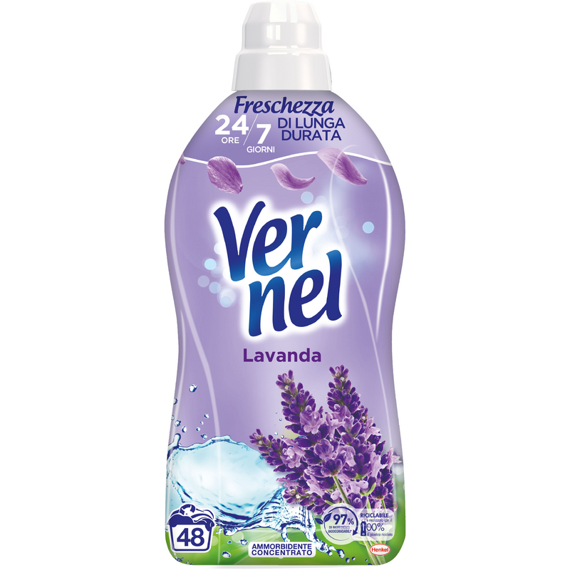 VERNEL AMMORBIDENTE CONCENTRATO 48 LAVAGGI 1.2LT LAVANDA