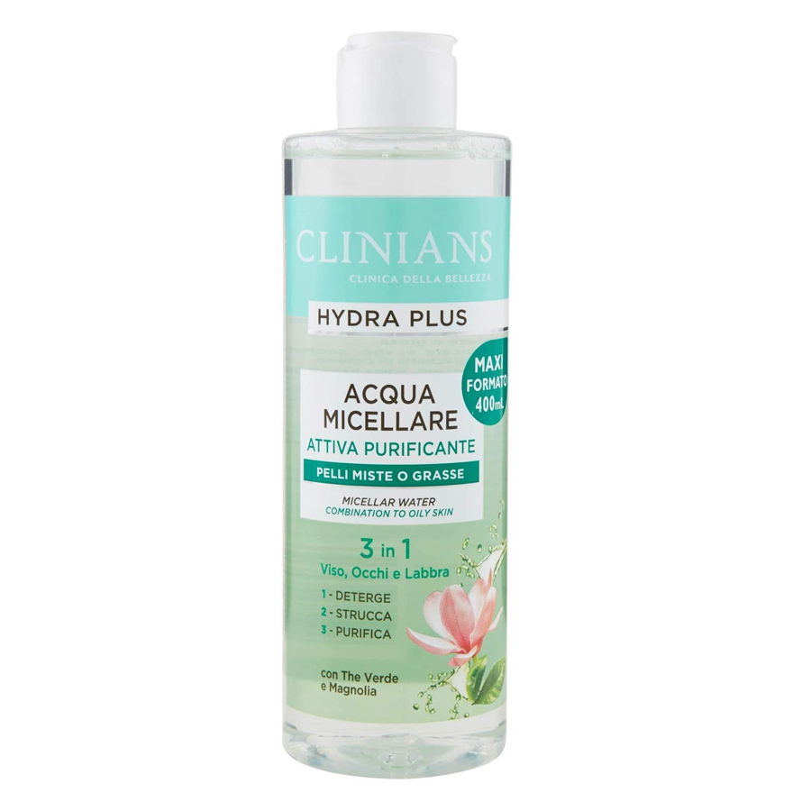 CLINIANS ACQUA MICELLARE HYDRA PLUS 400 ML PELLI MISTE O GRASSE