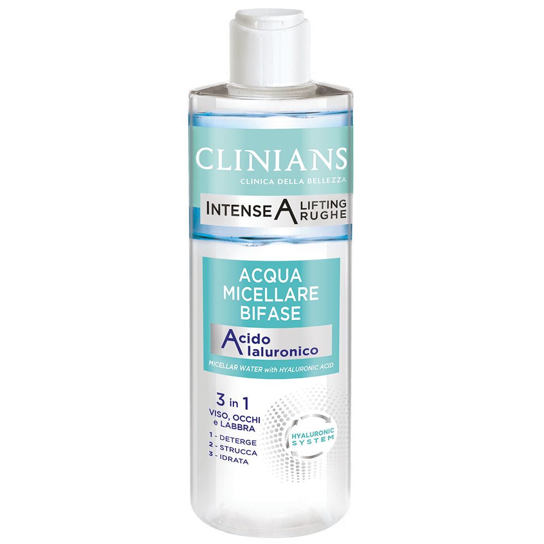 CLINIANS ACQUA MICELLARE 400 ML BIFASE CON ACIDO IALURONICO