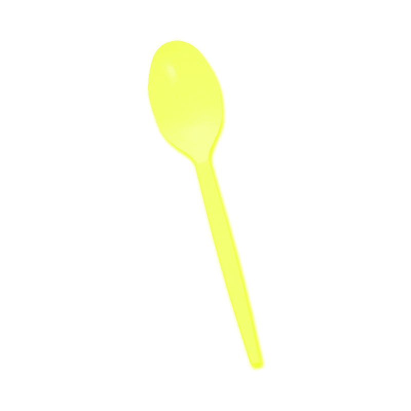 PARTY LINE CUCCHIAI PLASTICA 15 PZ RIUTILIZZABILI GIALLO
