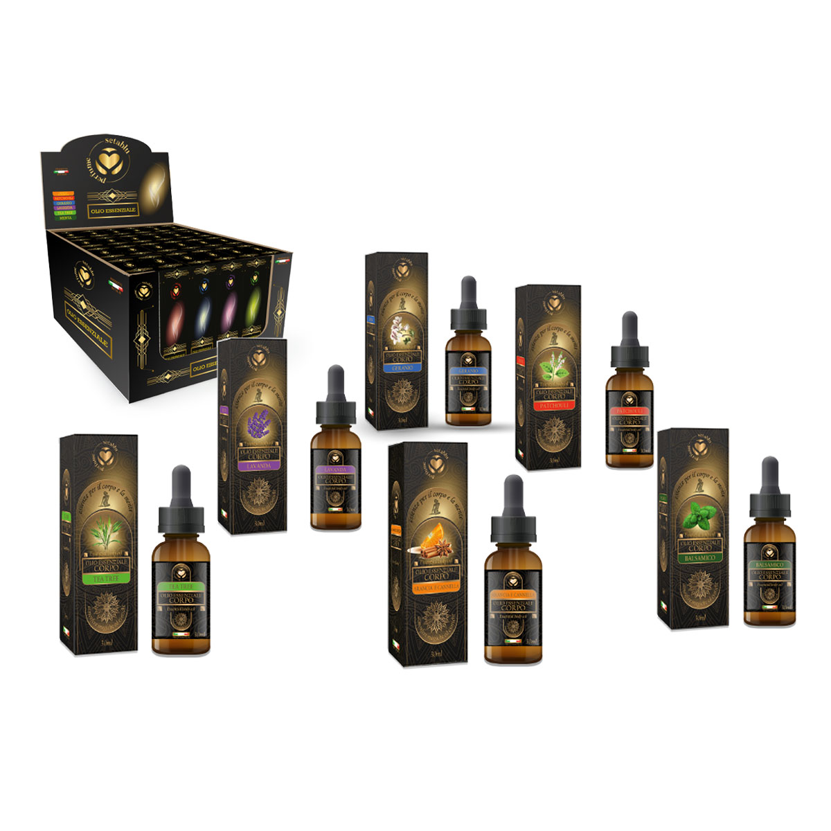 SETABLU OLIO CORPO 30 ML 24PZ CASSA MISTA