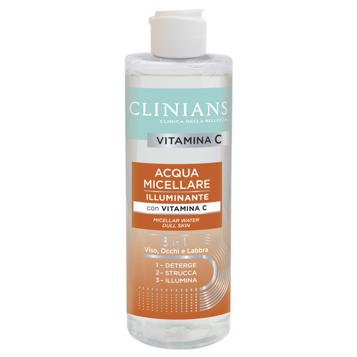 CLINIANS ACQUA MICELLARE 400 ML VITAMINA C ILLUMINANTE 3 IN 1