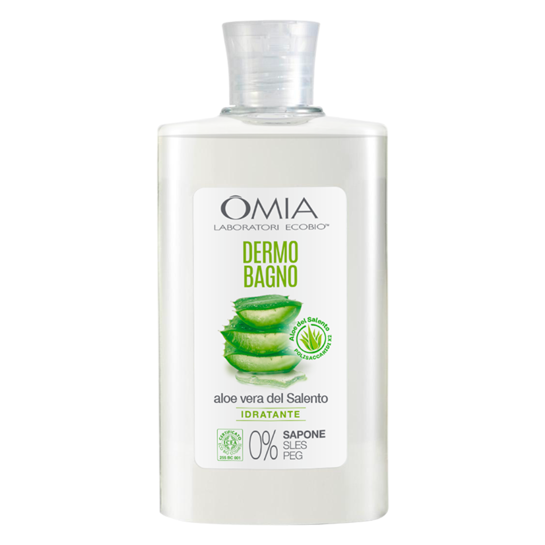 OMIA BAGNO SCHIUMA 400 ML ALOE VERA DEL SALENTO IDRATANTE