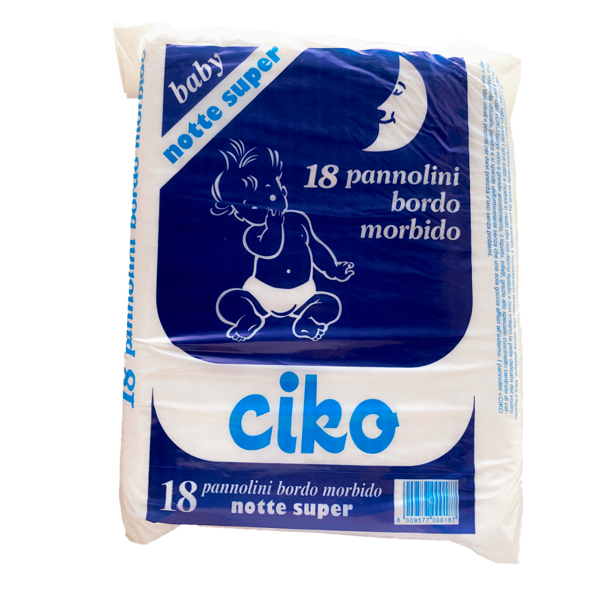 CIKO PANNOLINI NOTTE BORDO MORBIDO