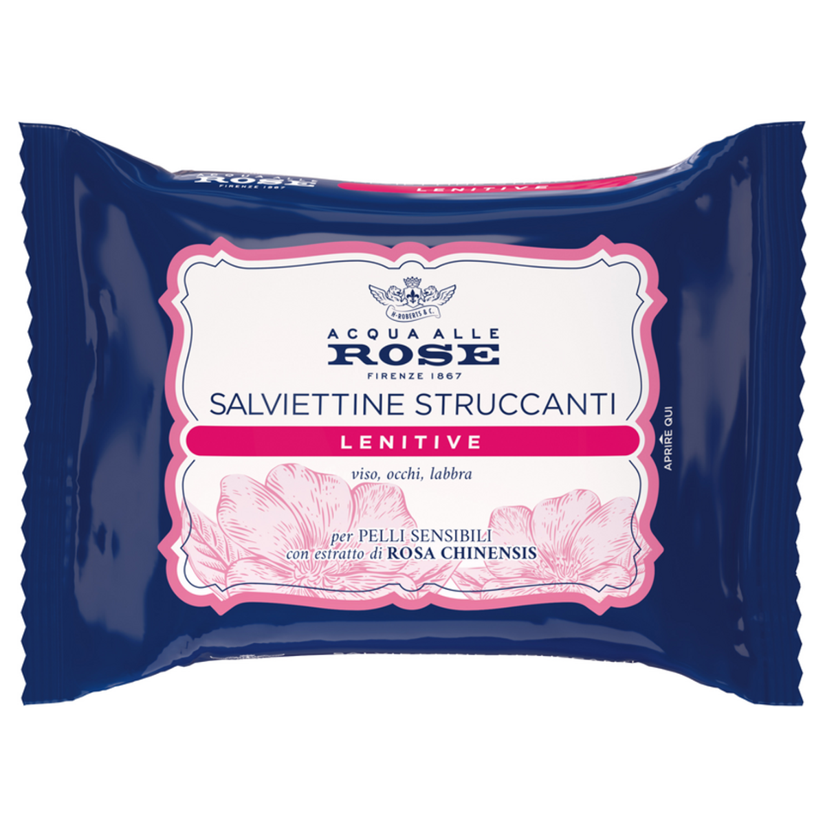 ROBERTS ACQUA DI ROSE SALVIETTE STRUCCANTI 20 PZ LENITIVE