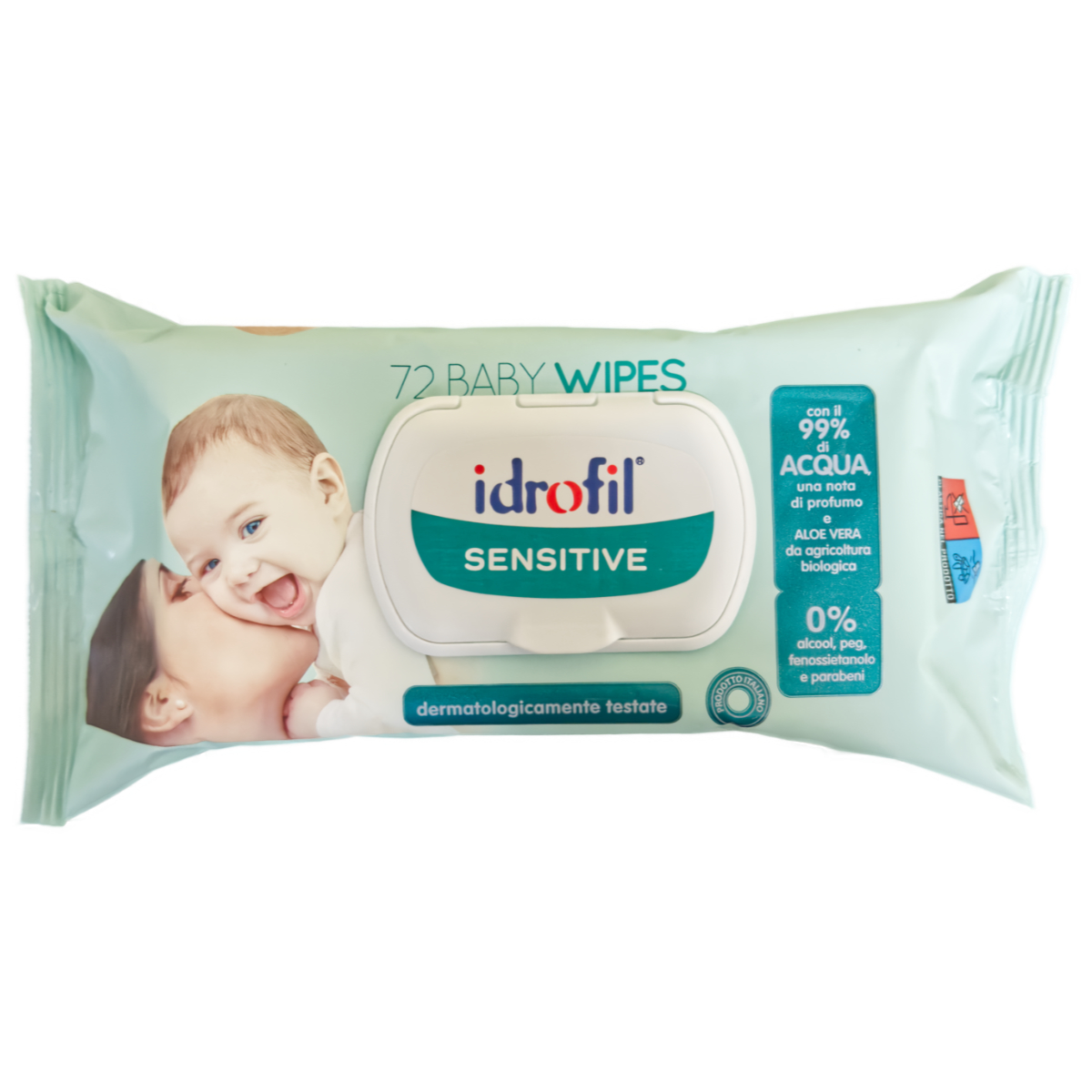 IDROFIL SALVIETTINE BABY 72 PZ UMIDIFICATE POP-UP ACQUA 99%