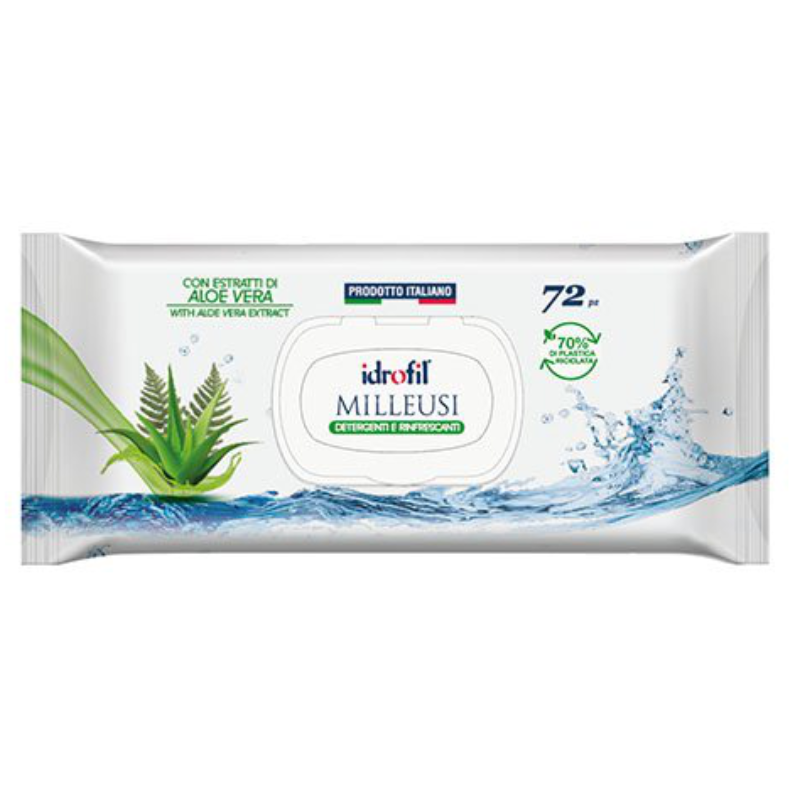 IDROFIL SALVIETTINE 72 PZ UMIDIFICATE POP-UP MILLEUSI