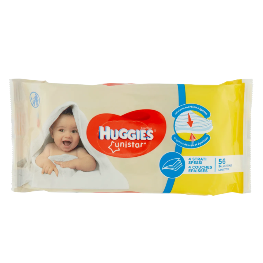 HUGGIES SALVIETTINE BABY X 56 UNISTAR