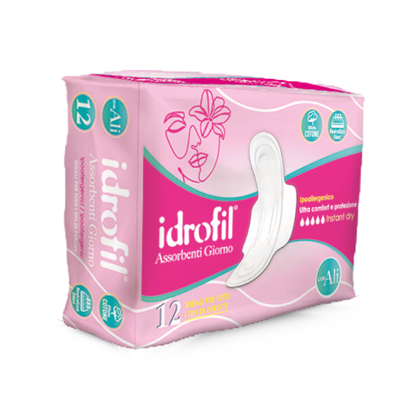 IDROFIL ASSORBENTI ULTRA GIORNO CON ALI 12 PZ