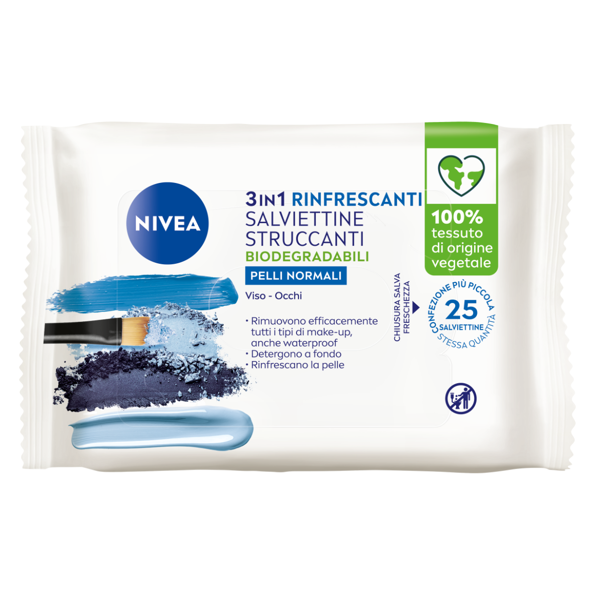 NIVEA SALVIETTINE STRUCCANTI X 25 PELLI NORMALI