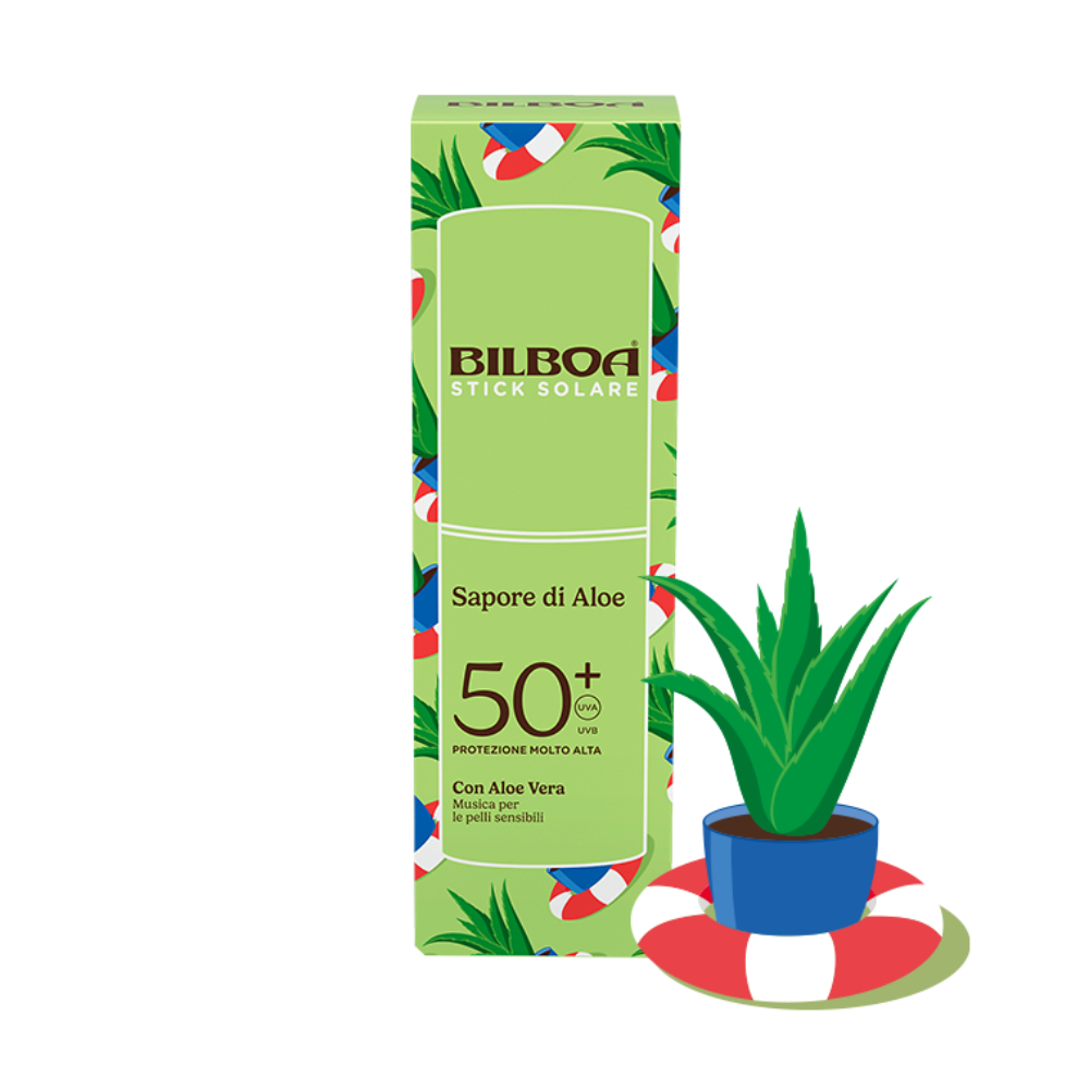 BILBOA CREMA SOLARE SAPORE DI ALOE STICK SPF 50