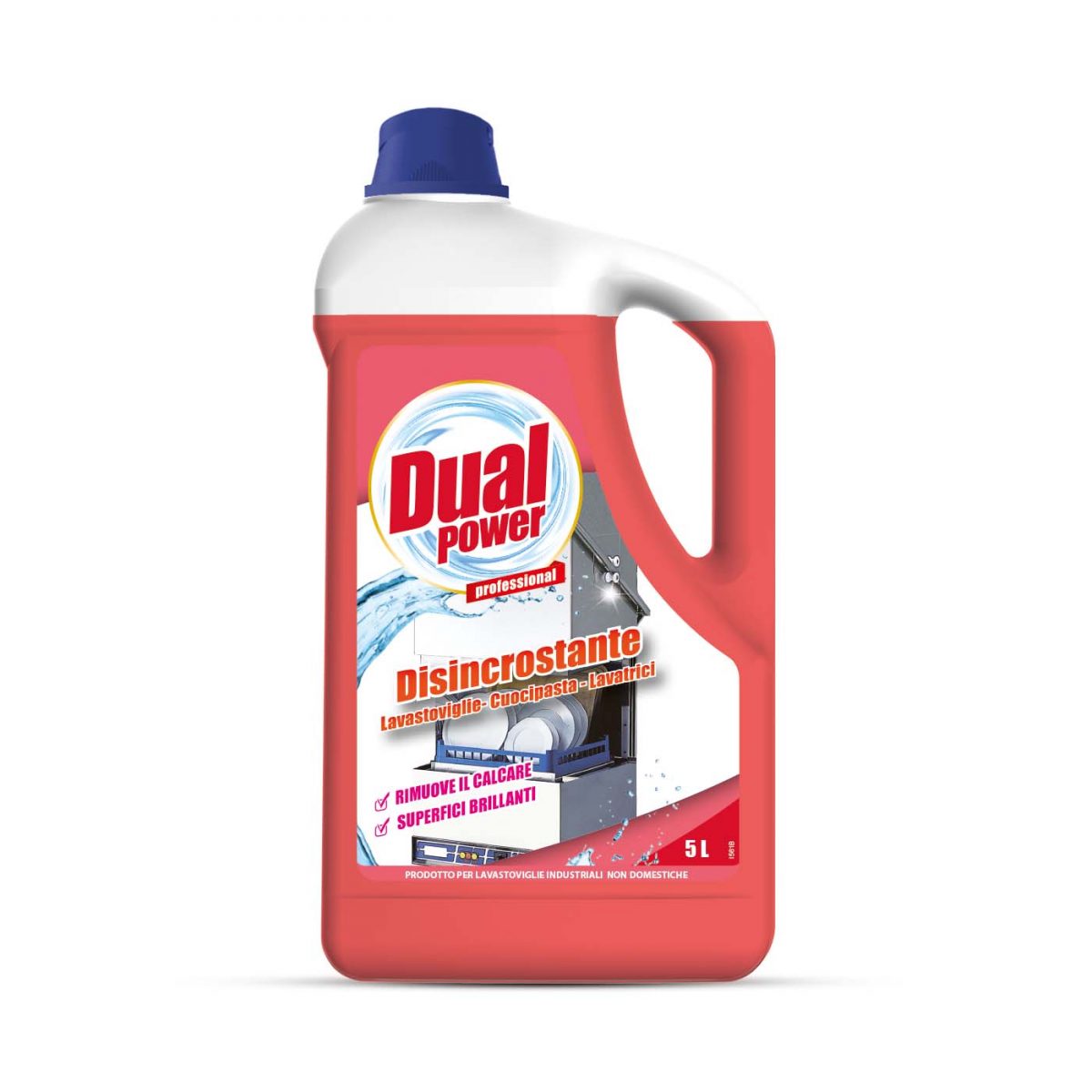 DUAL POWER PROFESSIONAL DISINCROSTANTE LAVASTOVIGLIE 5 LT H.A.C.C.P.