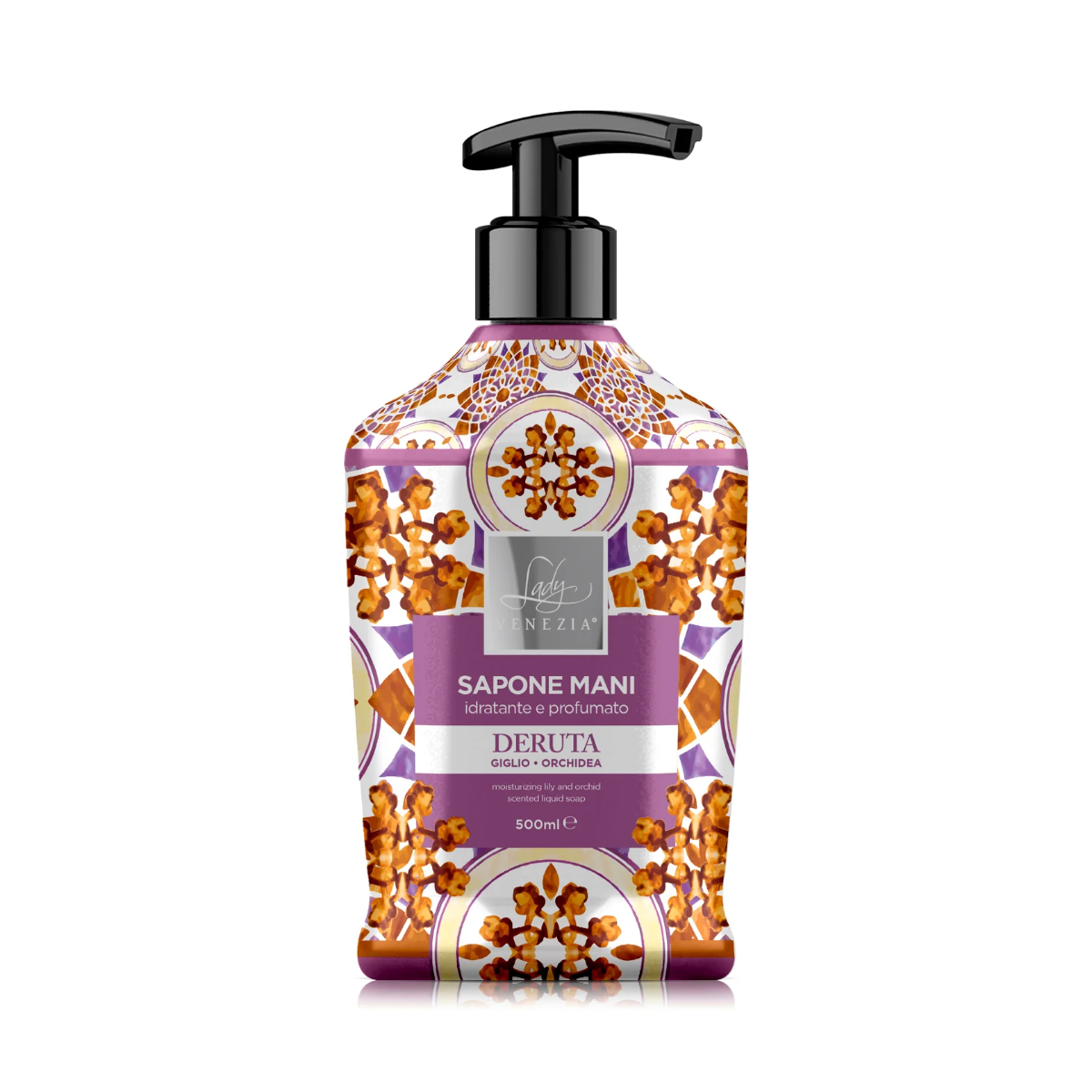 LADY VENEZIA SAPONE LIQUIDO 500 ML DERUTA GILGIO E ORCHIDEA