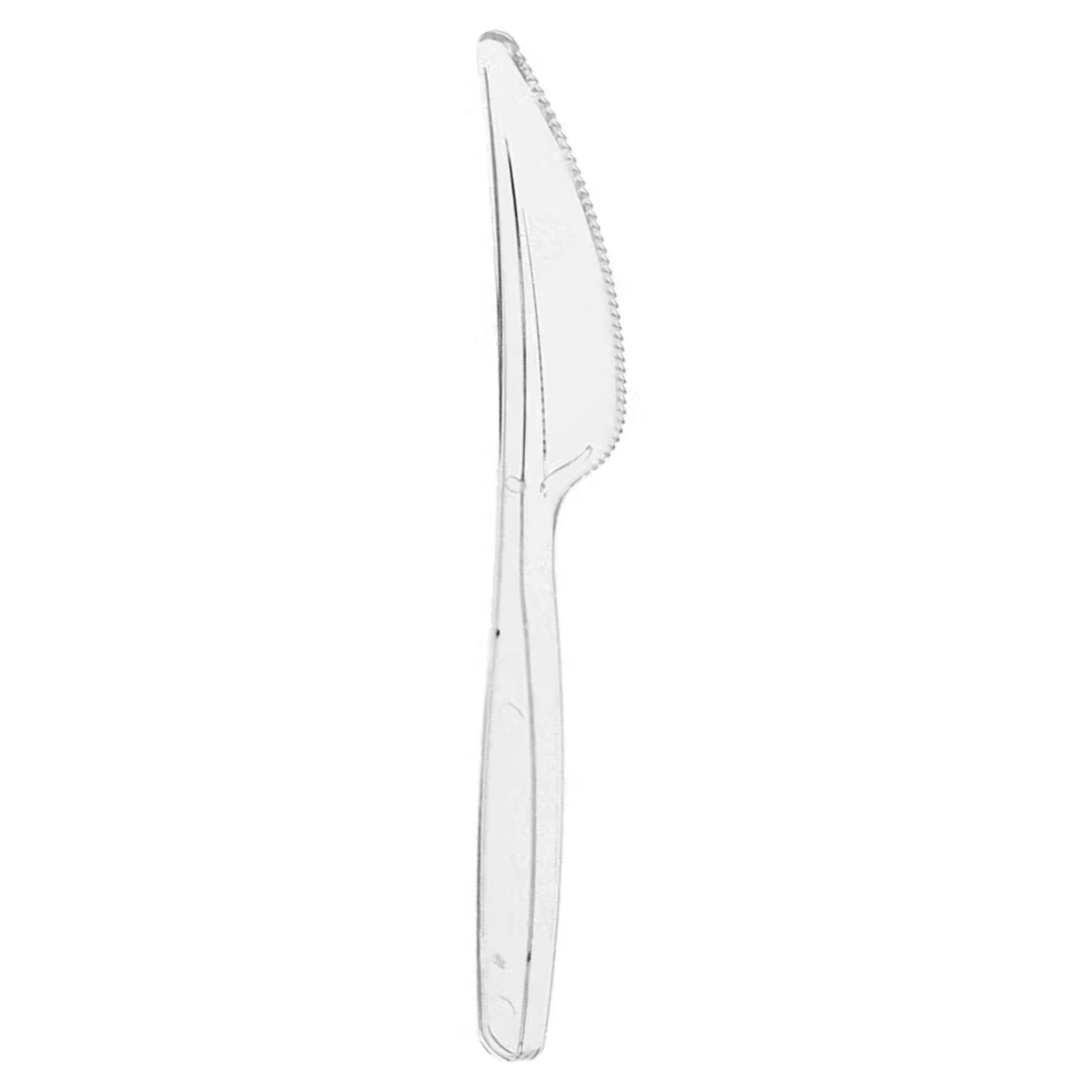 LUSSY COLTELLI RIUTILIZZABILI 100 PZ TRASPARENTI