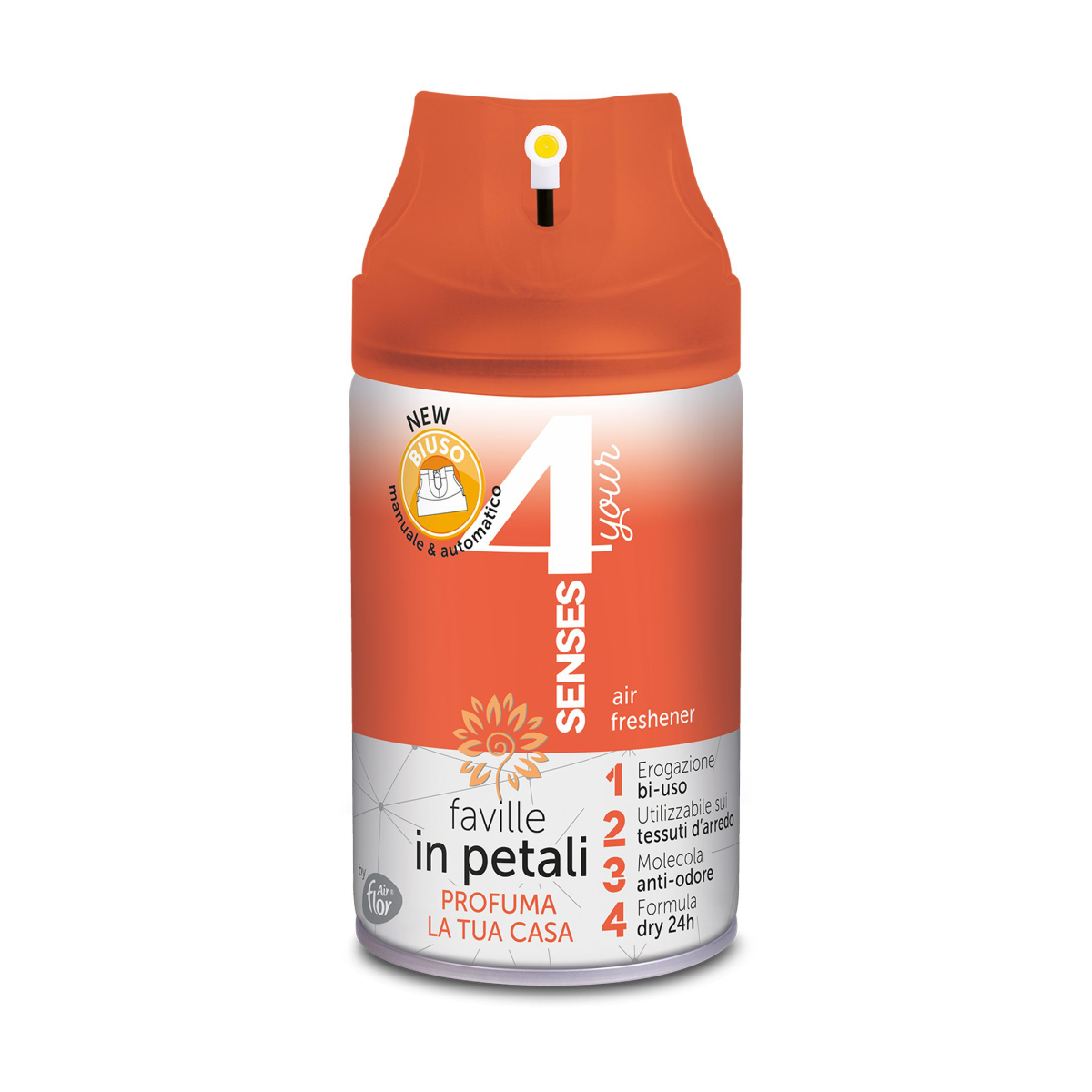 AIR FLOR DEO MATIC BIUSO 250 ML FAVILLE IN PETALI