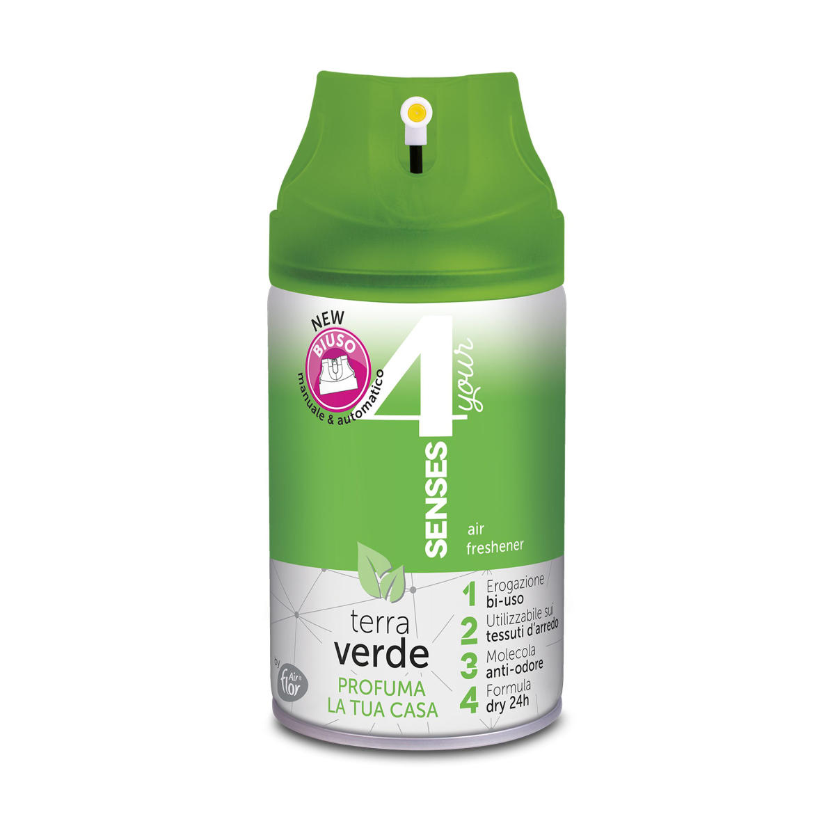 AIR FLOR DEO MATIC BIUSO 250 ML TERRA VERDE