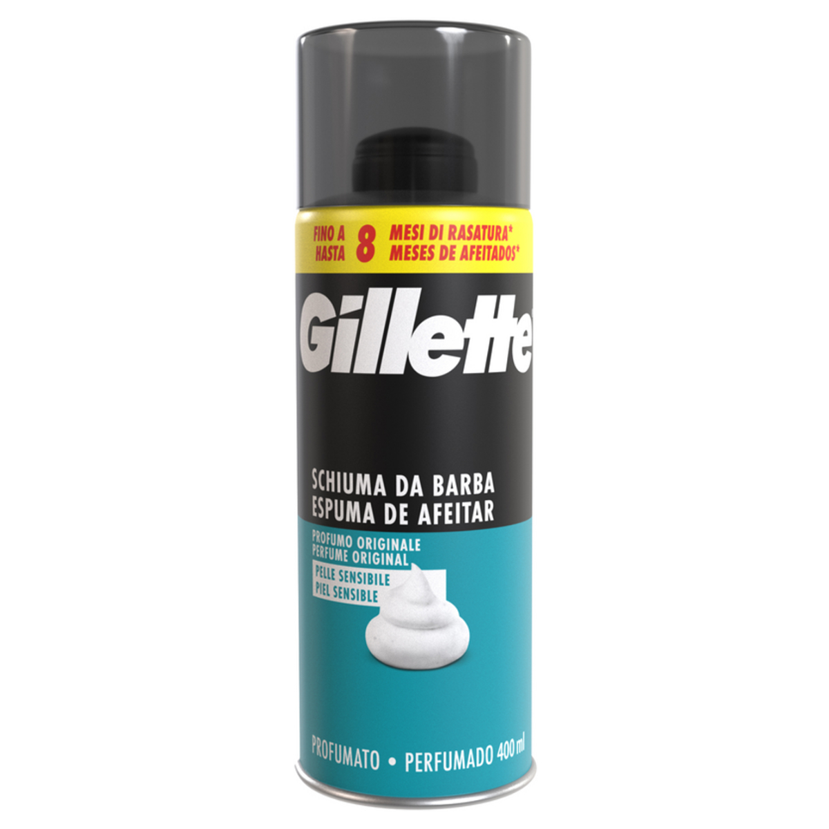 GILLETTE SCHIUMA DA BARBA 400 ML PELLI SENSIBILI