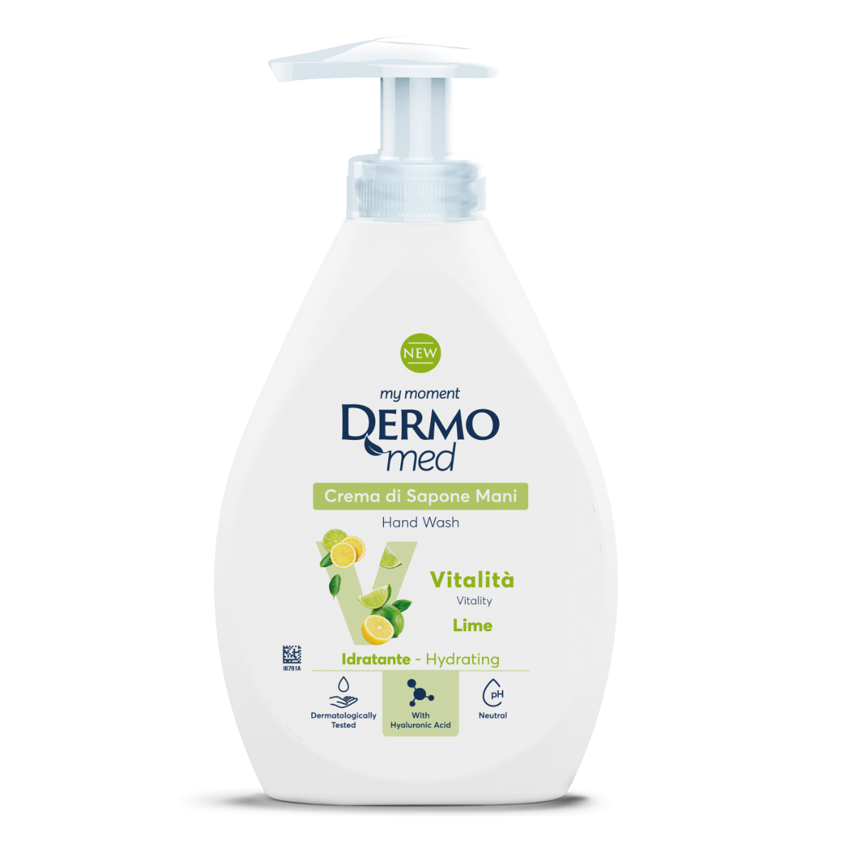 DERMOMED SAPONE LIQUIDO 300 ML VITALITA' LIME