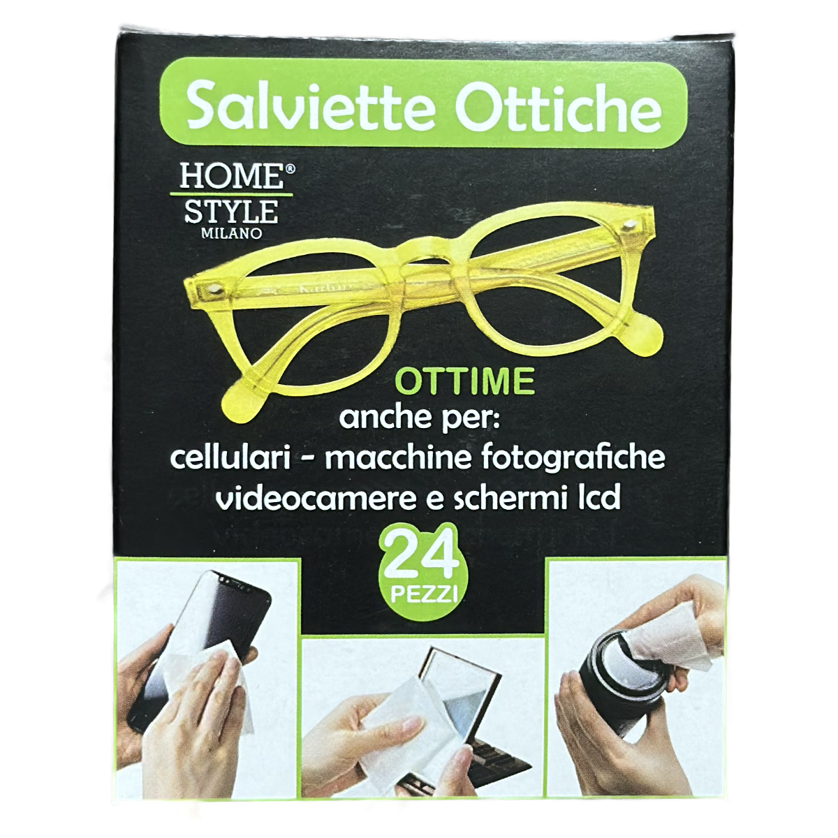 CASAVIP SALVIETTE PULIZIA OCCHIALI 24 PZ