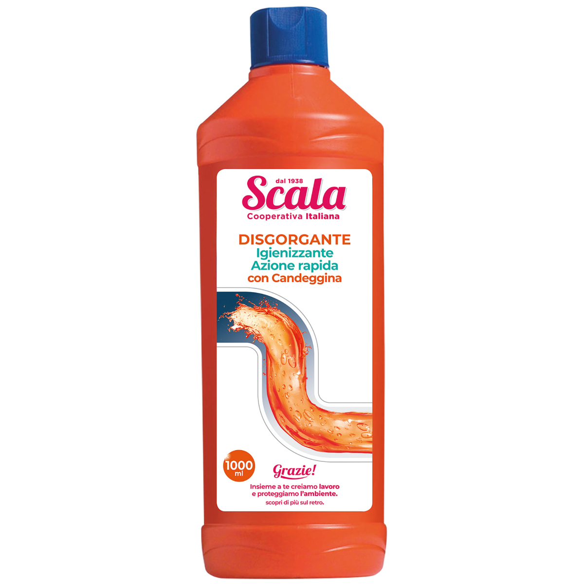 SCALA DISGORGANTE GEL CON CANDEGGINA 1 LT