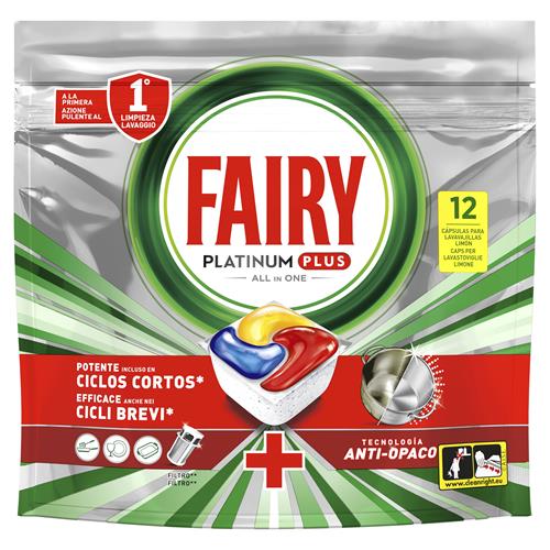 FAIRY CAPS PLATINUM PLUS X 12 LEMON