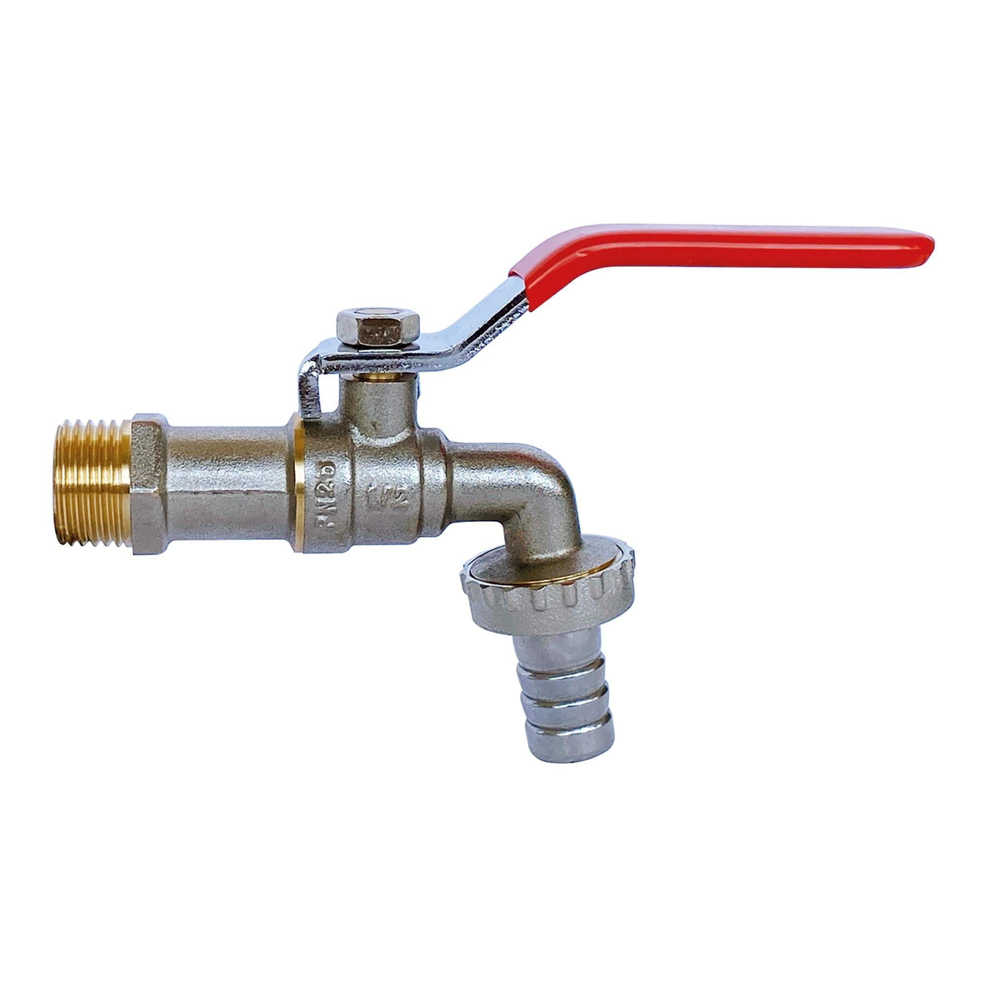 Rubinetto portagomma tecom basic 1/2