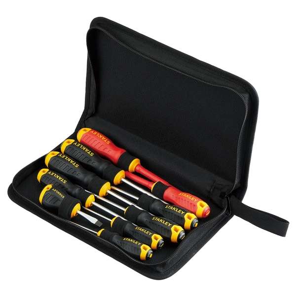 Set 10 cacciaviti stanley con custodia 2 cacciaviti isolati vde 3 taglio 2 ph e 3 pz Prezzo stock