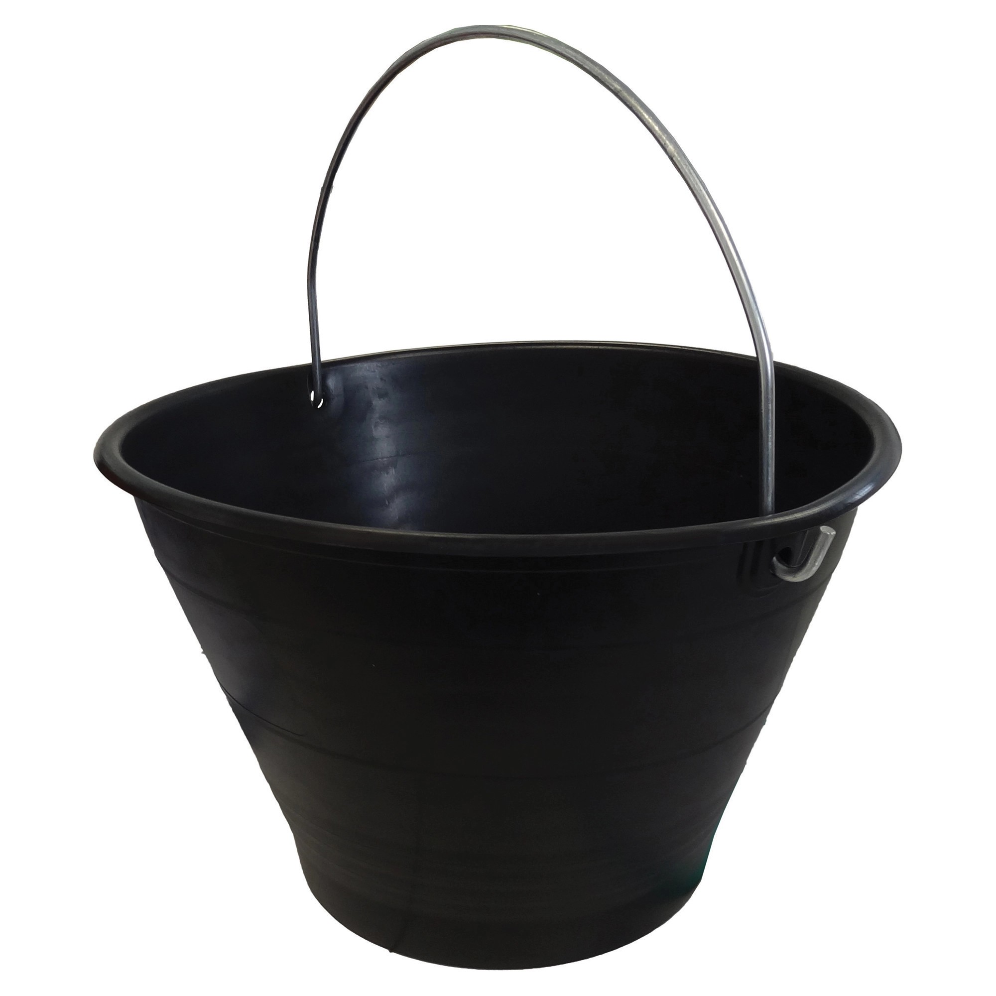 Secchio nero plastica 8 l Ø 34 cm x  muratore 20271