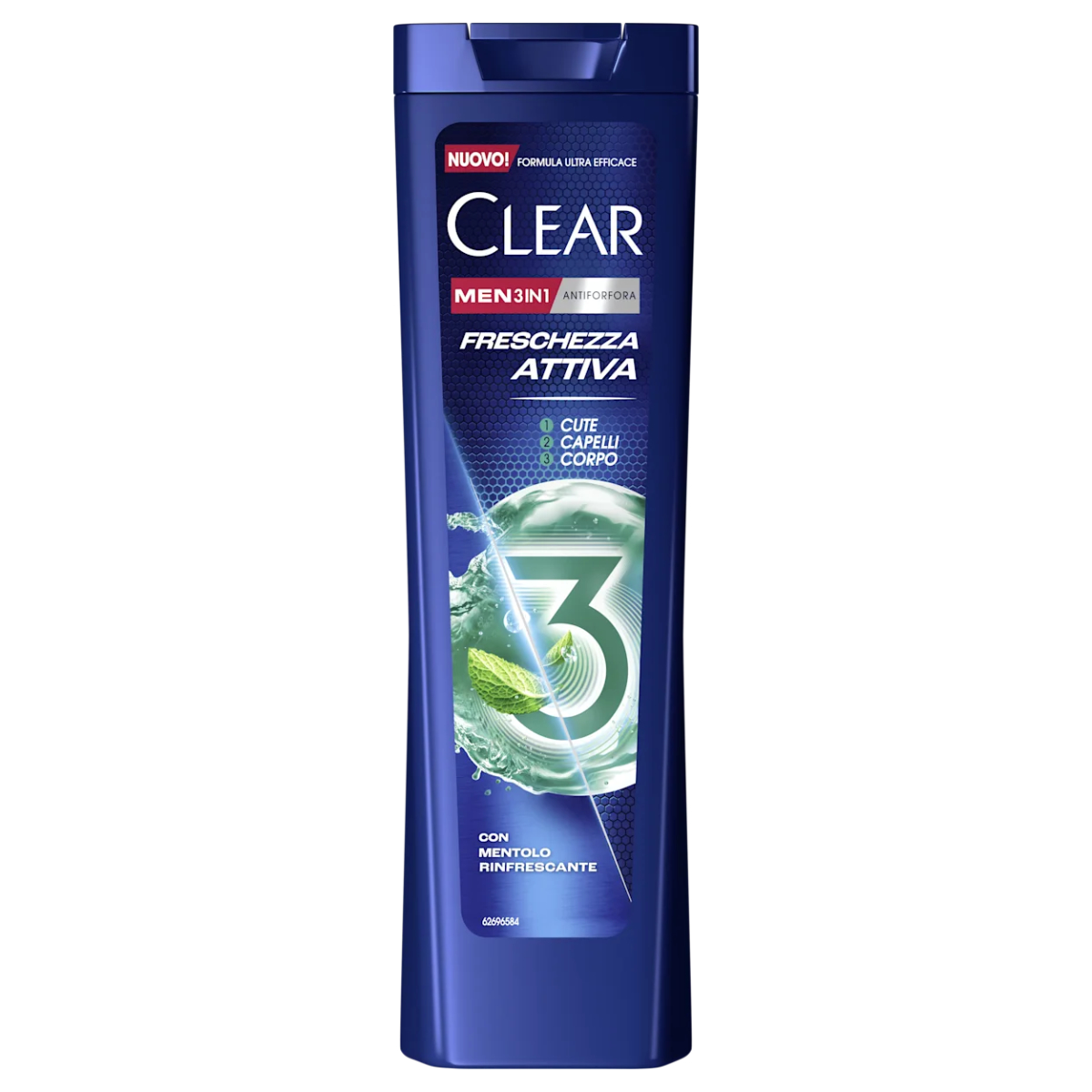 CLEAR SHAMPOO 225 ML FRESCHEZZA ATTIVA 3IN1