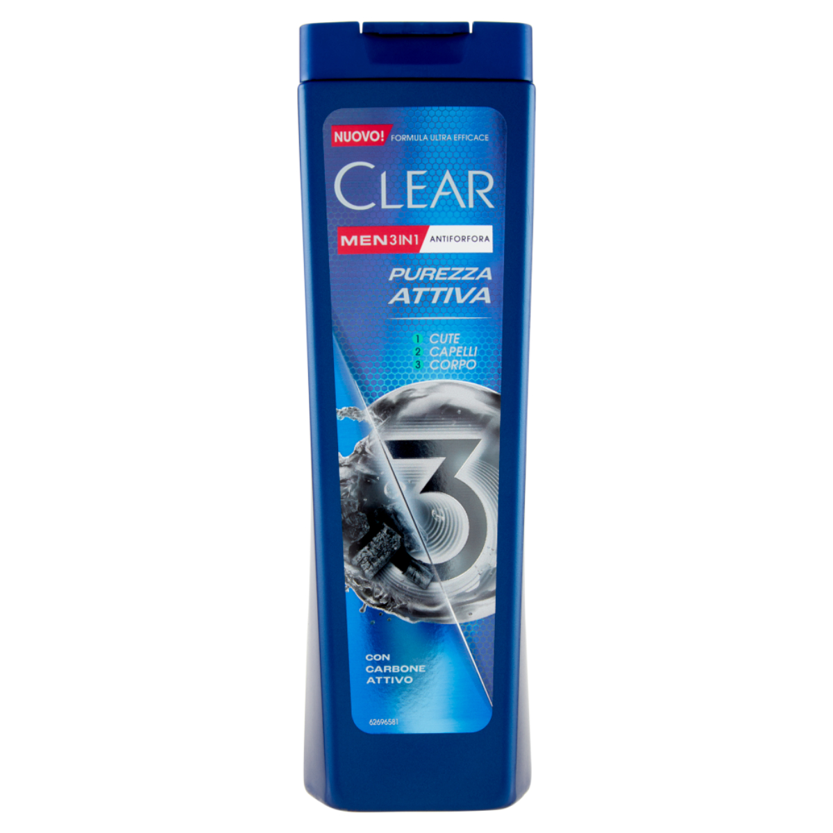 CLEAR SHAMPOO 225 ML PUREZZA ATTIVA 3IN1