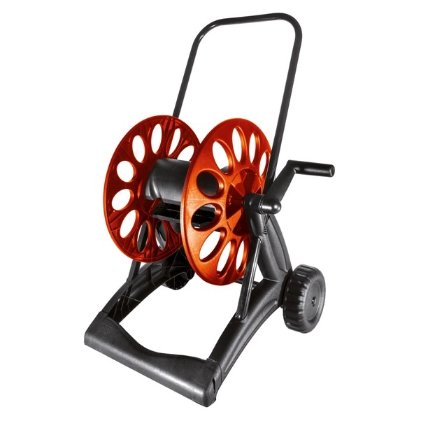 Carrello avvolgitubo ipierre vuoto fino a 50 m manici in acciaio