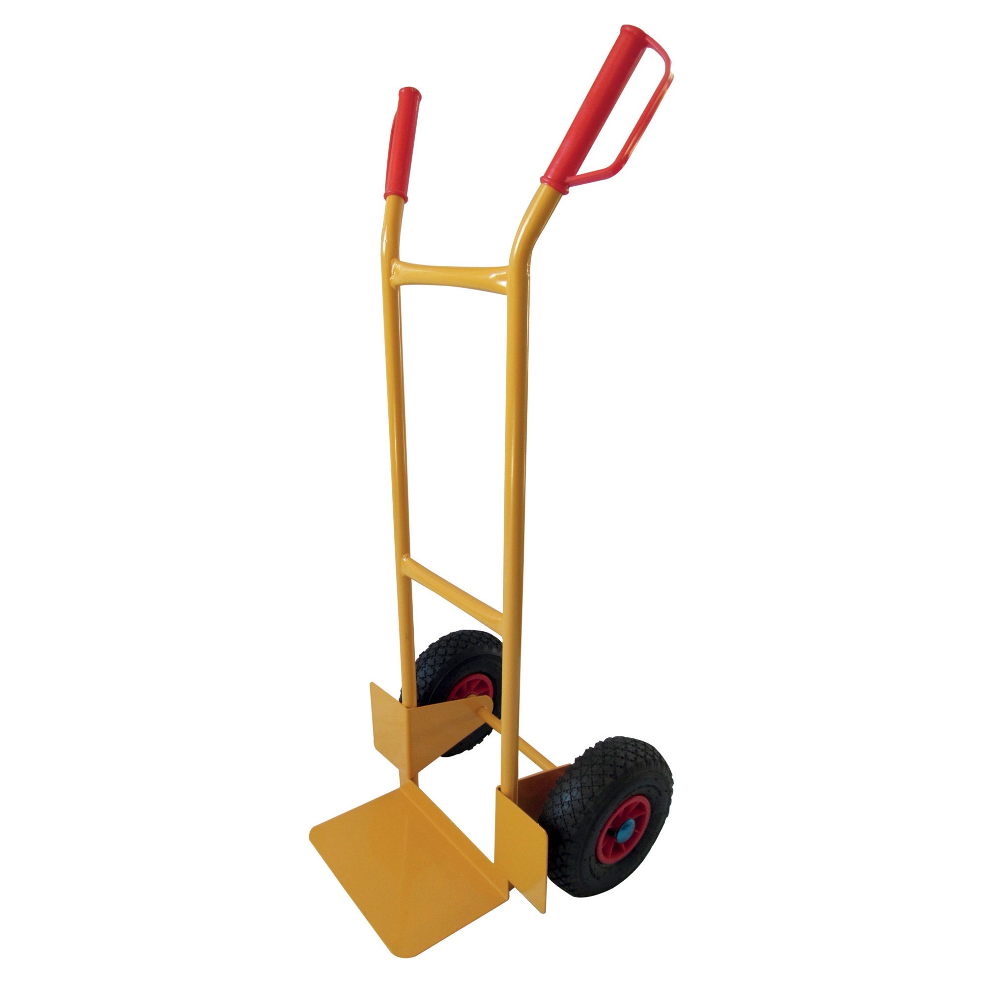 Carrello in acciaio ruote pneumatiche portata 200 kg 115x43x45 cm 25034926