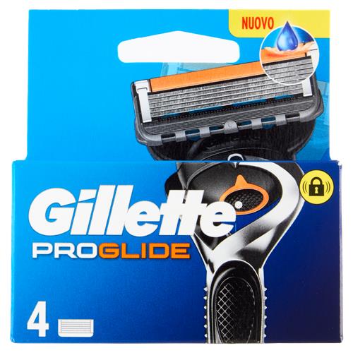 GILLETTE FUSION PROGLIDE LAME RICARICA 4 PZ