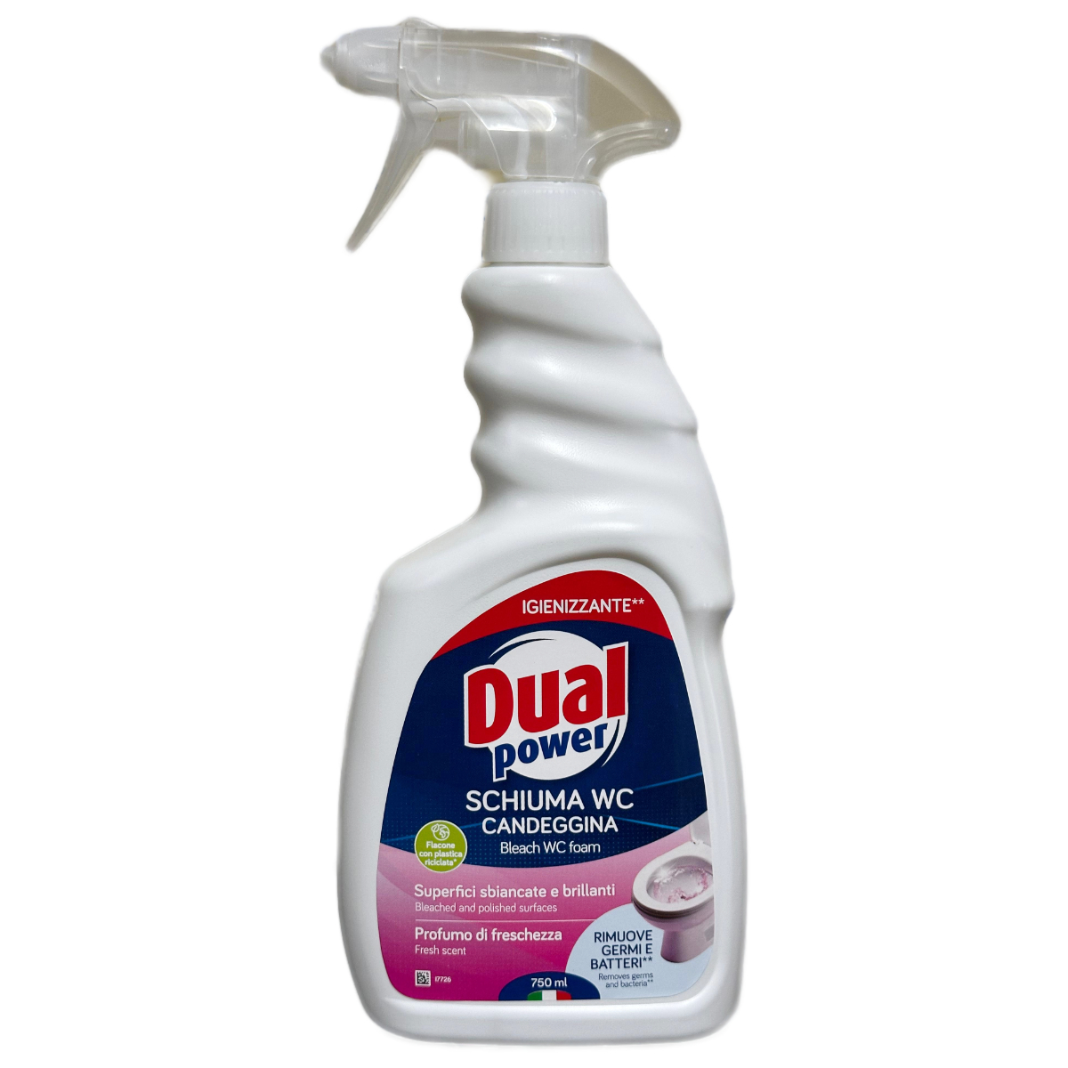 DUAL POWER SCHIUMA WC CANDEGGINA 750 ML